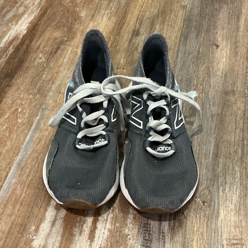 New Balance Charcoal and White Sneakers